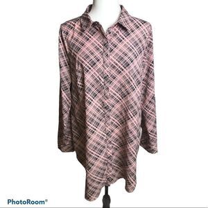 𝅺bcbg Maxazria Button Up Long Sleeve Tunic Sz L